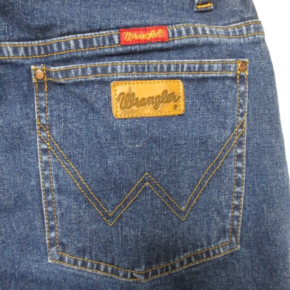 WRANGLER womens JEANS denim BLUE western COWBOY high rise SIZE 7/8 - Picture 10 of 11
